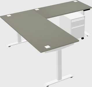 Height-adjustable desk - commercial grade