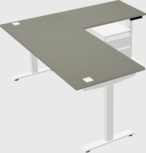 Height-adjustable desk - commercial grade