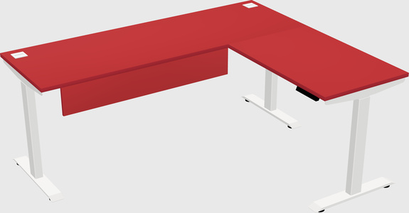 Height-adjustable desk - commercial grade
