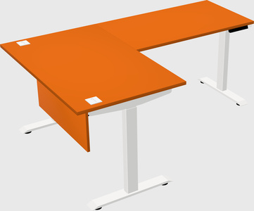 Height-adjustable desk - commercial grade