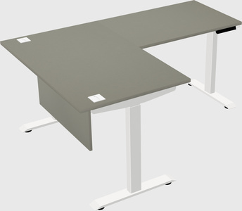 Height-adjustable desk - commercial grade