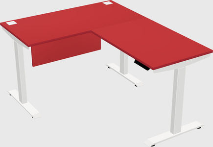 Height-adjustable desk - commercial grade