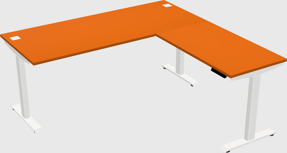 Height-adjustable desk - commercial grade