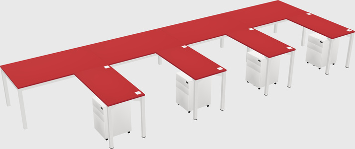 L-shaped desk