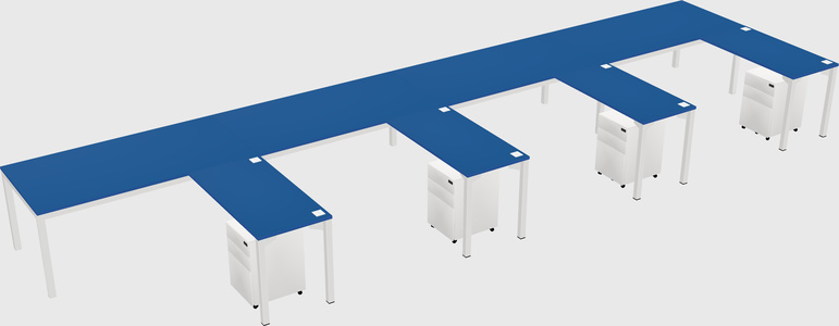 L-shaped desk