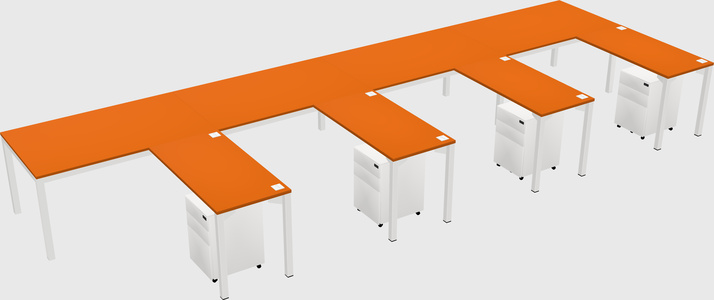 L-shaped desk