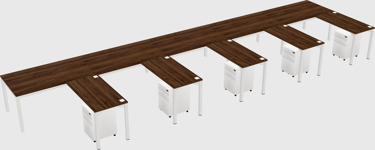 L-shaped desk