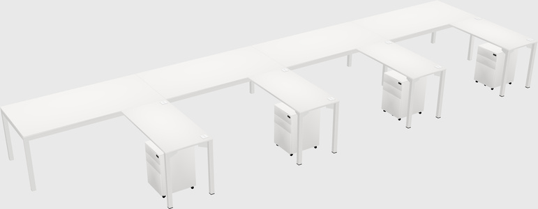 L-shaped desk