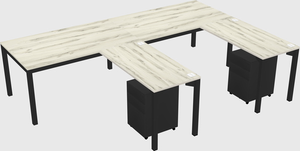 L-shaped desk