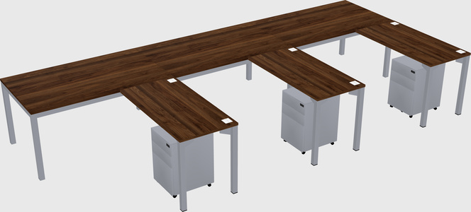 L-shaped desk