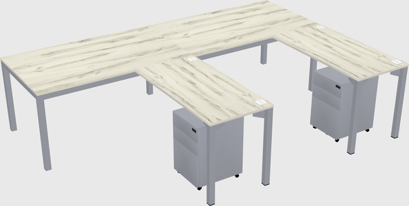 L-shaped desk