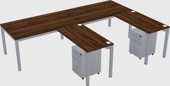 L-shaped desk