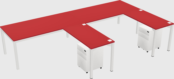 L-shaped desk