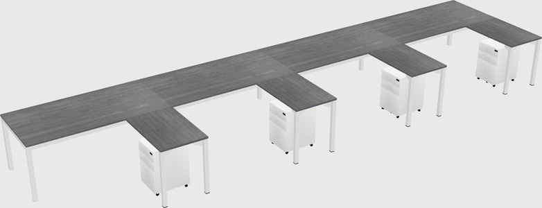 L-shaped desk