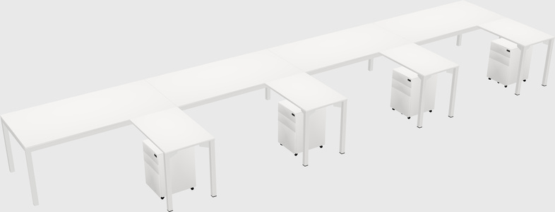 L-shaped desk