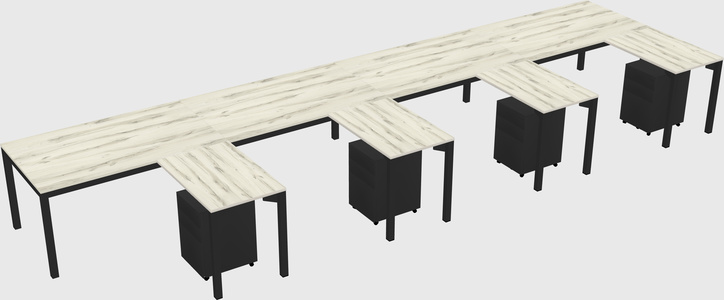 L-shaped desk