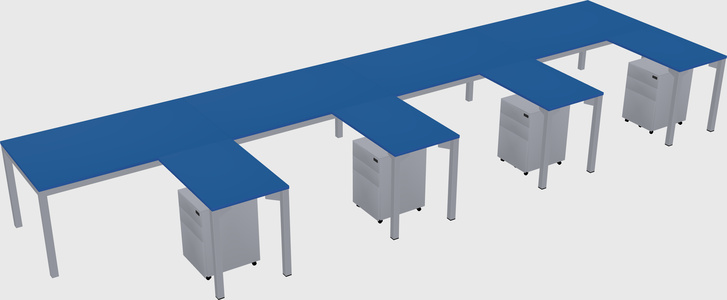 L-shaped desk