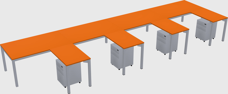L-shaped desk