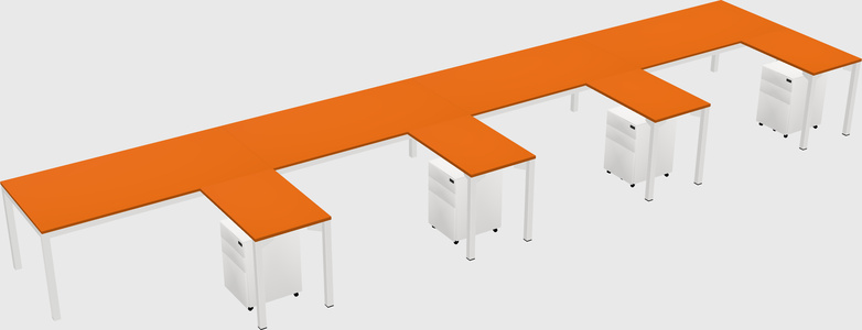 L-shaped desk