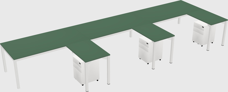 L-shaped desk