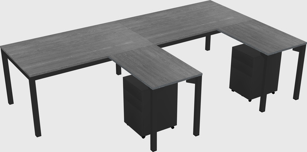 L-shaped desk