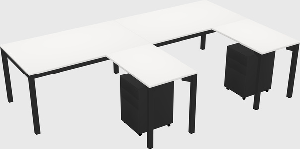 L-shaped desk