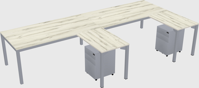 L-shaped desk