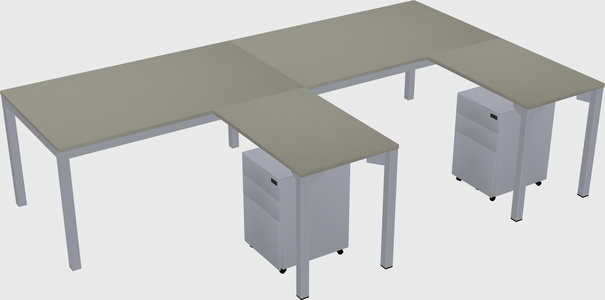 L-shaped desk