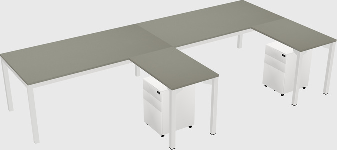 L-shaped desk