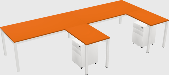 L-shaped desk
