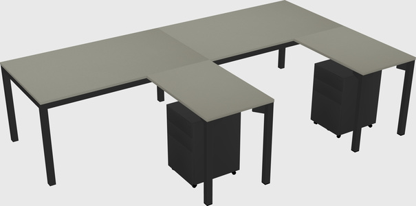 L-shaped desk