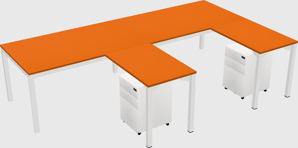L-shaped desk