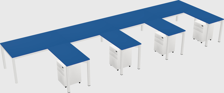 L-shaped desk