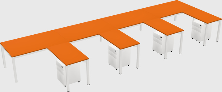 L-shaped desk