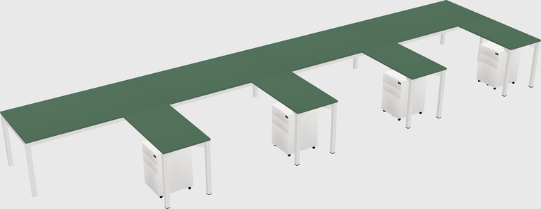 L-shaped desk