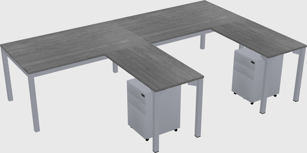 L-shaped desk