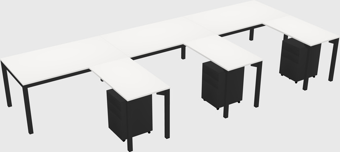 L-shaped desk