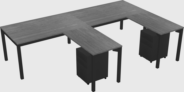 L-shaped desk