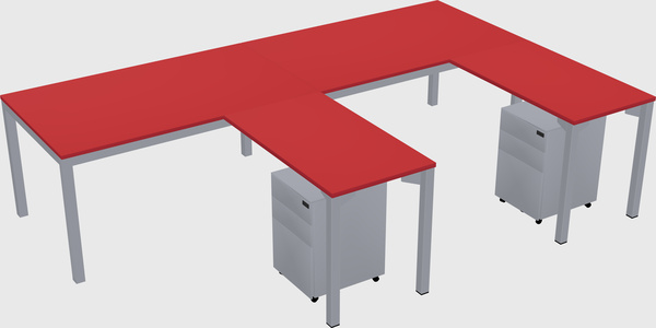 L-shaped desk