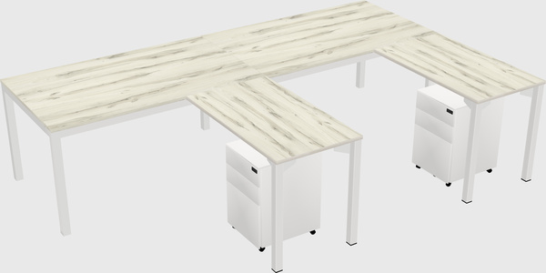 L-shaped desk