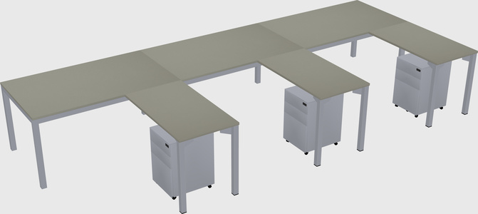 L-shaped desk
