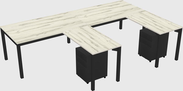 L-shaped desk