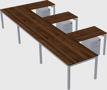 Bureau en forme de l