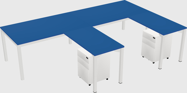 L-shaped desk