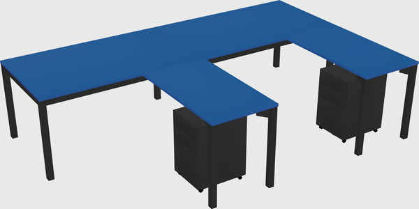 L-shaped desk