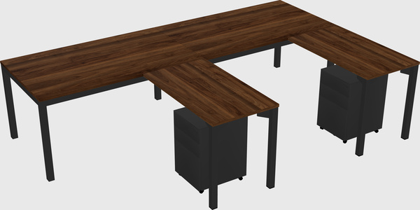 L-shaped desk