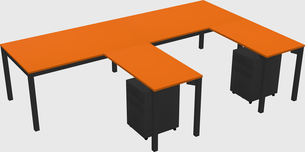 L-shaped desk
