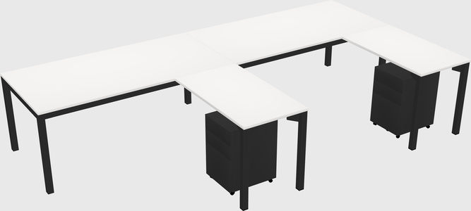 L-shaped desk