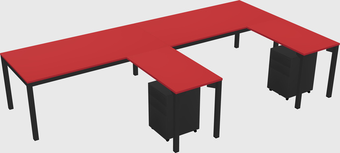 L-shaped desk