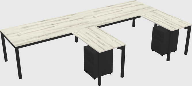 L-shaped desk